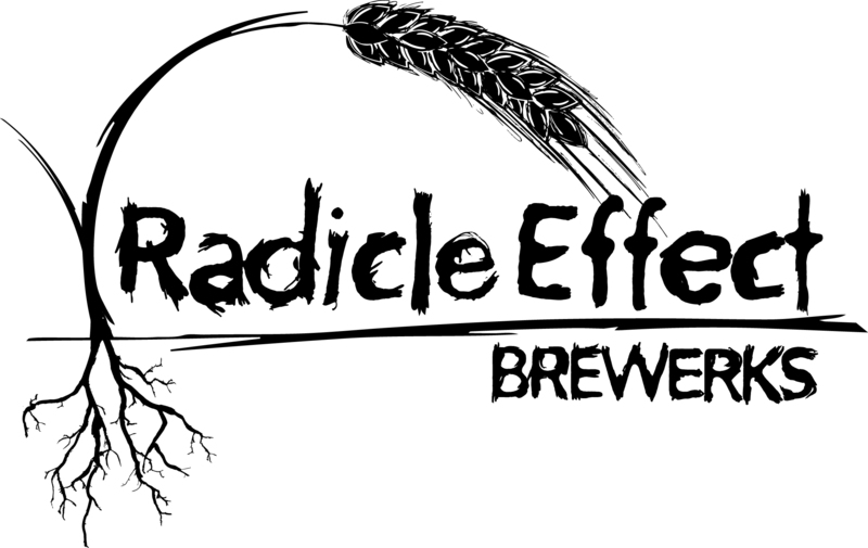Radicle Effect Tattered Knuckles beer Label Full Size