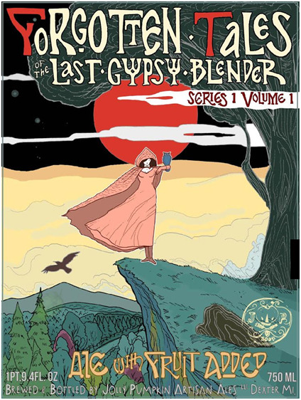 Jolly Pumpkin Forgotten Tales of the Last Gypsy Blender Series 1 Vol.1 beer Label Full Size