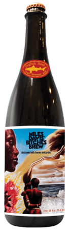 Dogfish Head Miles Davis' Bitches Brew 2010 beer Label Full Size
