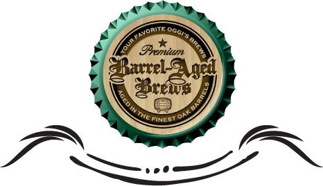 Oggi's Barrel Aged McGarvey's Scottish Ale beer Label Full Size