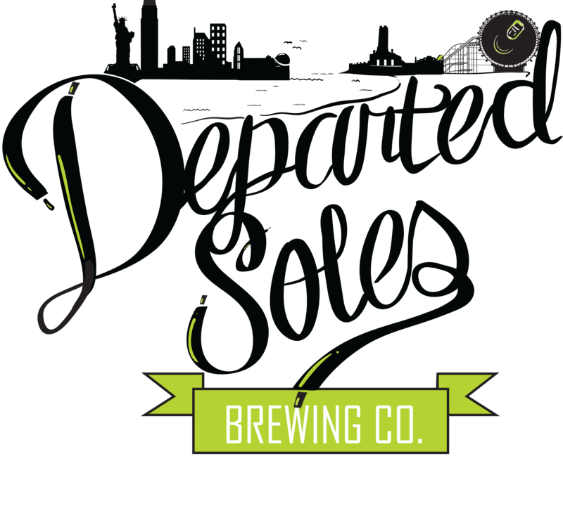 Departed Soles Red Headed Step Brewer beer Label Full Size