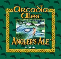 Arcadia Angler's Ale (Dry Hopped With Vanguard) beer Label Full Size
