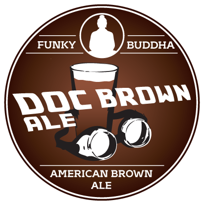Funky Buddha Doc Brown beer Label Full Size