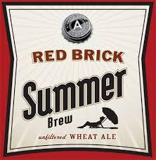Red Brick Summer Brew beer Label Full Size