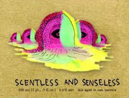 Tired Hands Senseless and Scentless beer Label Full Size