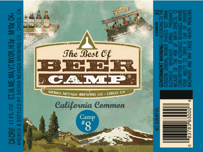 Sierra Nevada Beer Camp #8: California Common beer Label Full Size