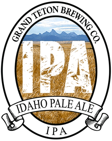 Grand Teton Idaho Pale Ale beer Label Full Size