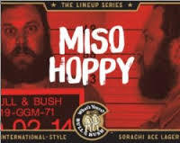 Bull & Bush Miso Hoppy beer Label Full Size