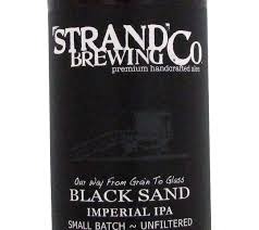 Strand Black Sand beer Label Full Size