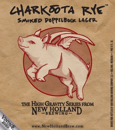 New Holland Charkoota Rye 2009 beer Label Full Size