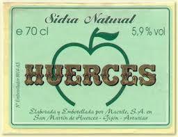 Huerces Sidra beer Label Full Size