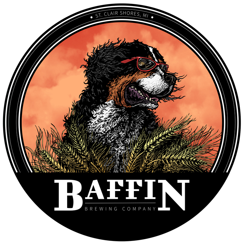 Baffin Walking Red beer Label Full Size