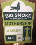 Big Smoke Mothership beer Label Full Size