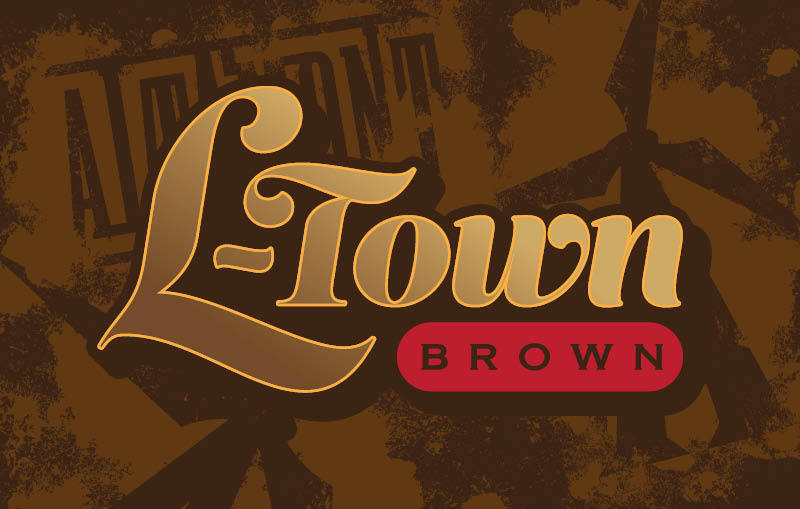 Altamont L-Town Brown beer Label Full Size