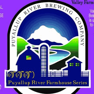 Puyallup River Farmhouse IPA beer Label Full Size
