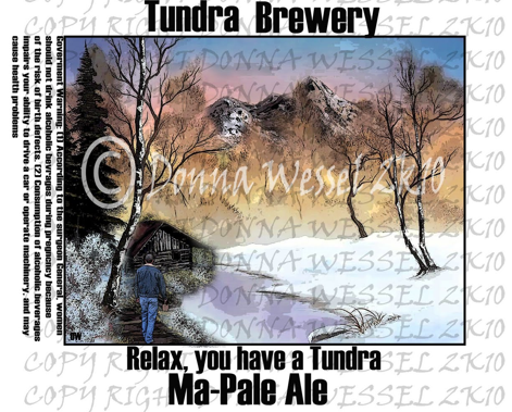 Tundra Ma-Pale Pale Ale beer Label Full Size