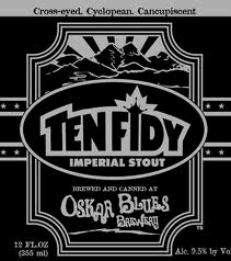Oskar Blues Ten Fidy 2010 beer Label Full Size
