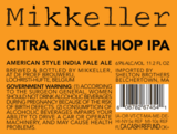 Mikkeller Single Hop Citra beer