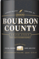 Goose Island Bourbon County Stout Brandy Barrel 2008 beer Label Full Size