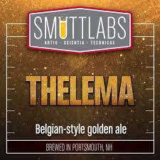Smuttynose Smuttlabs Thelema beer Label Full Size