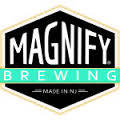 Magnify Black Wheat w/Hazelnuts & Chocolate beer Label Full Size