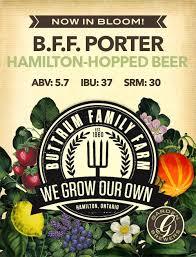 Garden Brewers BFF Porter beer Label Full Size
