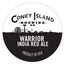 Coney Island Warrior India Red Ale beer Label Full Size