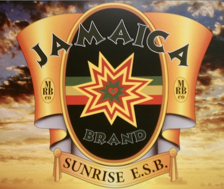 Mad River Jamaica Sunrise ESB beer Label Full Size