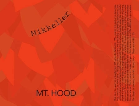 Mikkeller Single Hop Mt. Hood beer Label Full Size