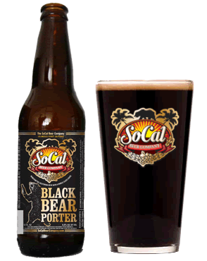 SoCal Black Bear Porter beer Label Full Size
