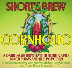 Short's + Dogfish Head + 3 Floyds Cornholio beer Label Full Size