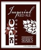 Epic Imperial Red Ale beer