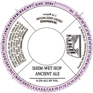 Abita Shem-Ancient Wet Hop Ale beer Label Full Size