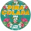 Two Birds Pina Colada beer Label Full Size