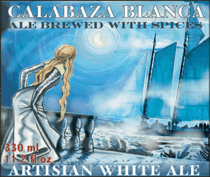 Jolly Pumpkin Calabaza Blanca 2011 beer Label Full Size