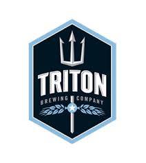Triton Bourbon Barrel Three Tine Tripel beer Label Full Size