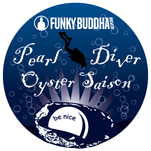 Funky Buddha Pearl Diver beer Label Full Size