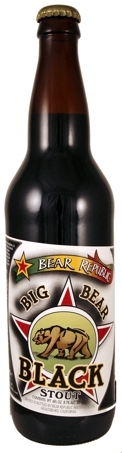 Bear Republic Black Bear Stout 2009 beer Label Full Size
