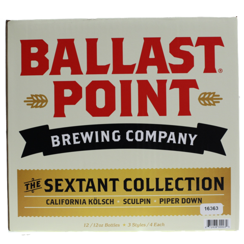 Ballast Point Sextant Variety Pack beer Label Full Size