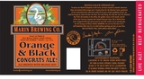 Marin Orange & Black Congrats Ale beer