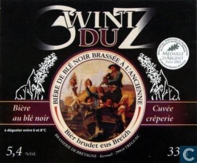 Bretagne Gwiniz Du beer Label Full Size