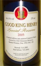 Old Chimneys Good King Henry beer Label Full Size