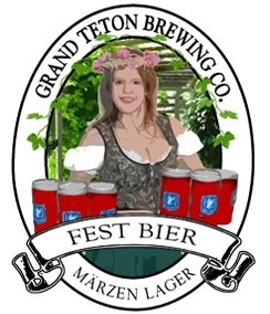 Grand Teton Fest Bier Marzen Lager beer Label Full Size