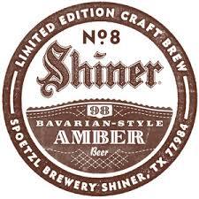Shiner Bavarian Amber beer Label Full Size