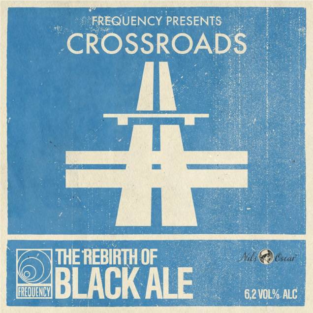 Nils Oscar Frequency Crossroads beer Label Full Size