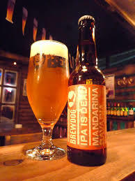 BrewDog IPA Is Dead Mandarina Bavaria beer Label Full Size