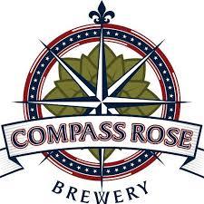 Compass Rose Rue de Américan beer Label Full Size
