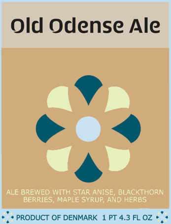 Nørrebro Old Odense beer Label Full Size