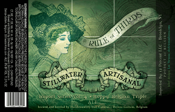 Stillwater Rule of Thirds beer Label Full Size