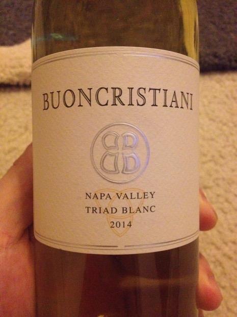 Buoncristiani Triad Blanc beer Label Full Size